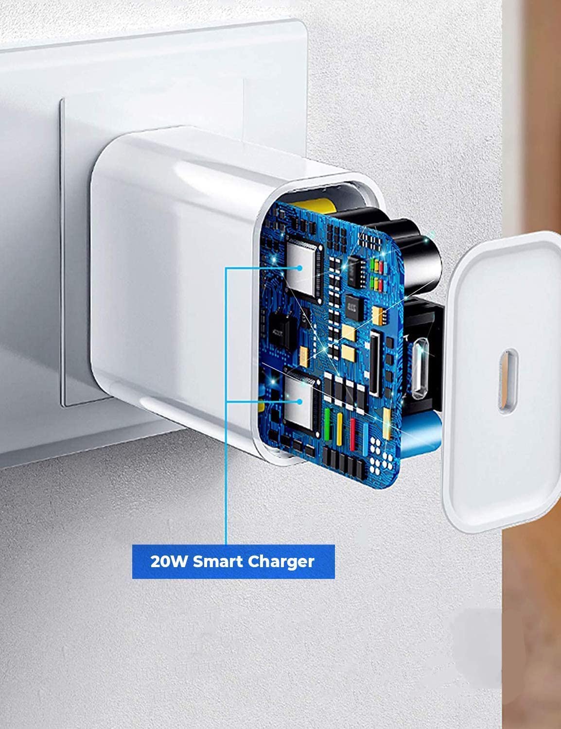 iPhone 20W USB-C Power Adapter - (Cable Not Included)