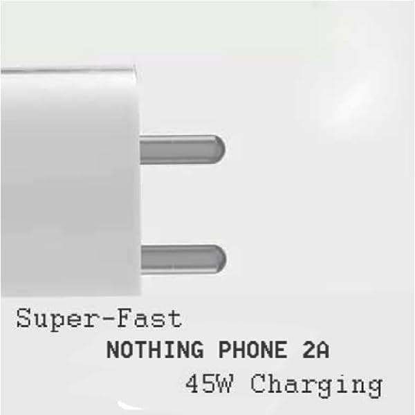 Nothing 45W USB-C Ultra-Fast Adapter (Cable Not Included)