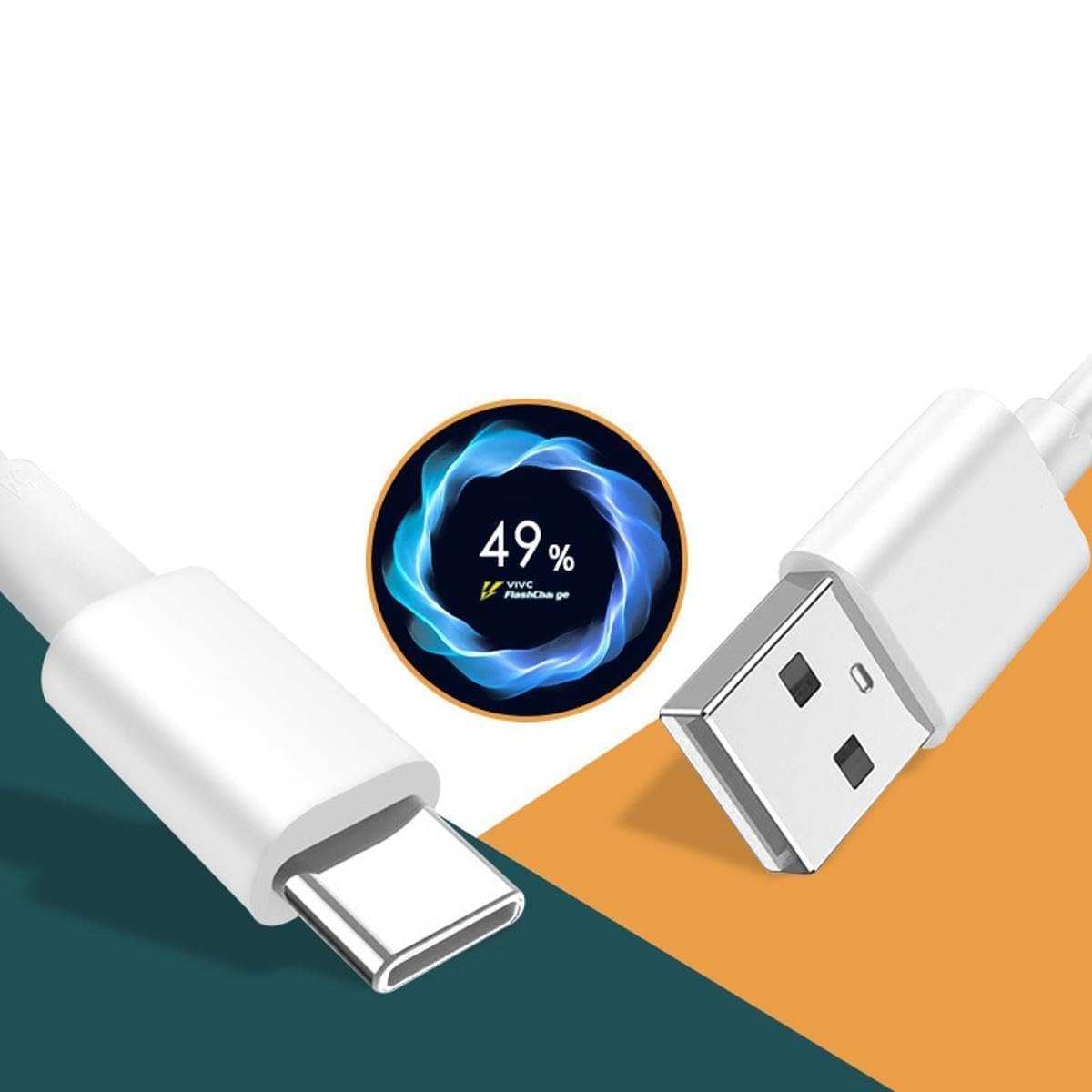 Vivo 80W Fast Charging Dock Adapter with USB to C Cable