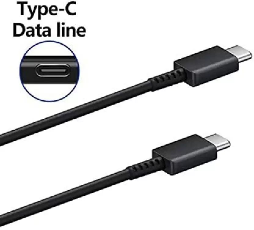 Samsung 25W USB-C to USB-C Fast Charging Cable (1 Meter) - BLACK