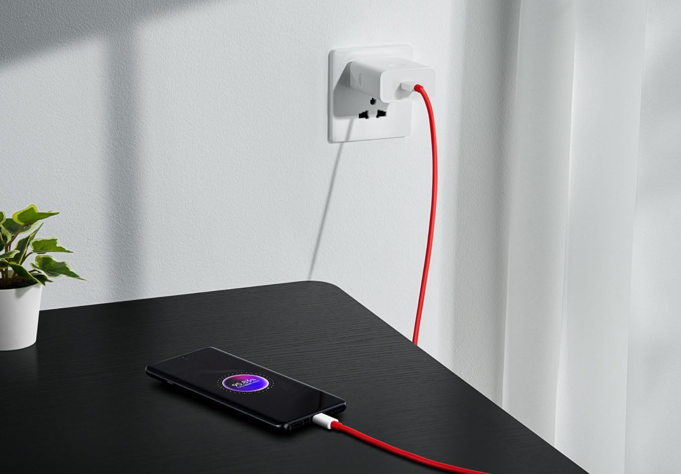 OnePlus 100W Ultra Fast Charger with USB to C Dash & SUPERVOOC Cable