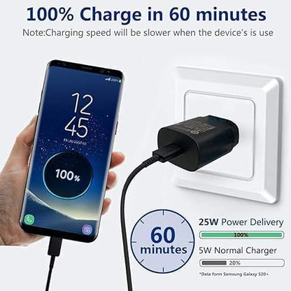 Samsung 25W Fast Charger With USB-C to C Cable