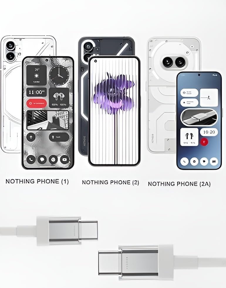 Nothing 45W Type-C to C Charging Cable – Fast and Durable