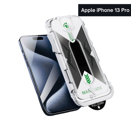 Xmart Tempered Glass Screen Protector for iPhone Pro – Easy Applicator Kit, Magic Box Design