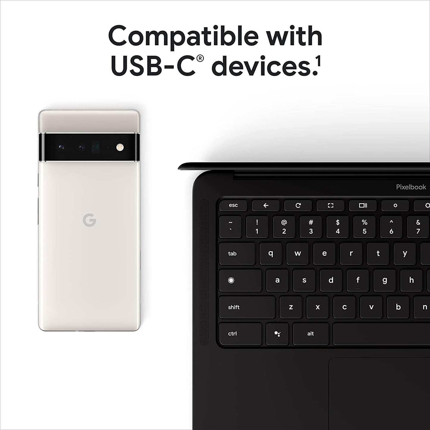 Google Pixel 30W USB-C Fast Adapter (Cable Not Included)