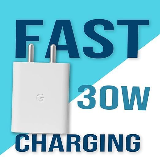 Google Pixel 30W USB-C Fast Adapter (Cable Not Included)