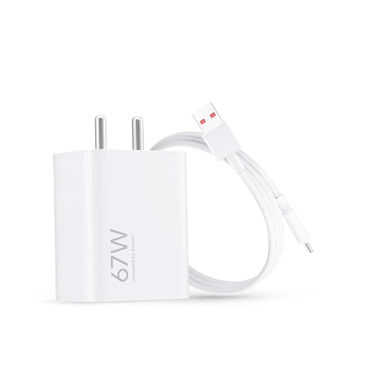 MI Xiaomi 67W Fast Charger USB-C Charging Adapter with Cable