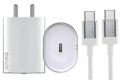 Nothing Original 45W PD 3.0 Charger with Type-C to C Cable – Complete Combo