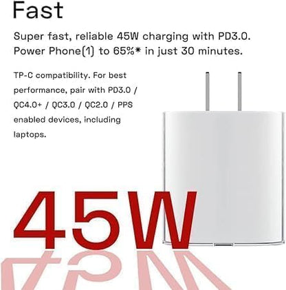 Nothing 45W USB-C Ultra-Fast Adapter (Cable Not Included)