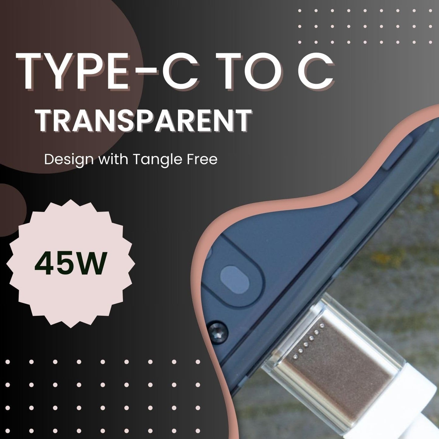 Nothing 45W Type-C to C Charging Cable – Fast and Durable