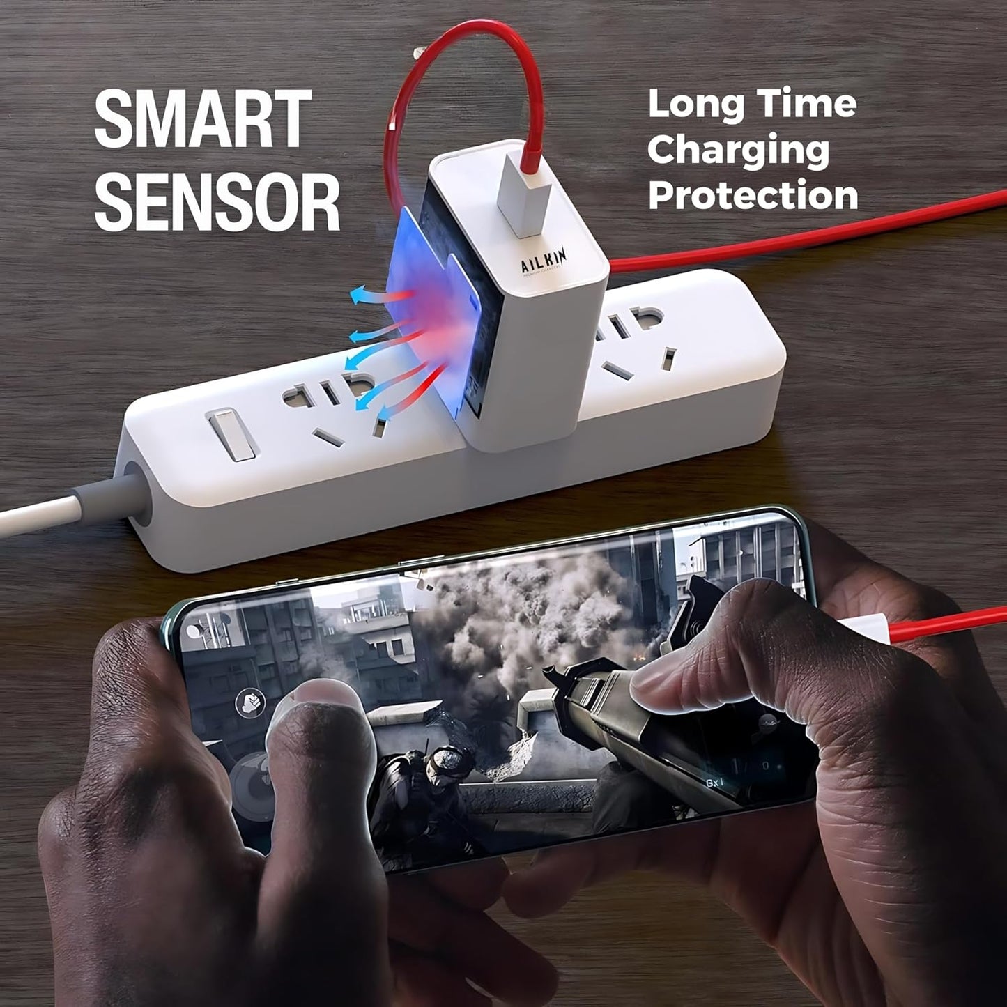 SuperVOOC 65W Power Adapter with Cable – Ultra-Fast Charger for OnePlus Devices, True 65W PD Charging