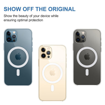 Ultra-Hybrid Case for iPhone 12 Pro – Crystal Clear, 360° Protection, MagSafe Compatible