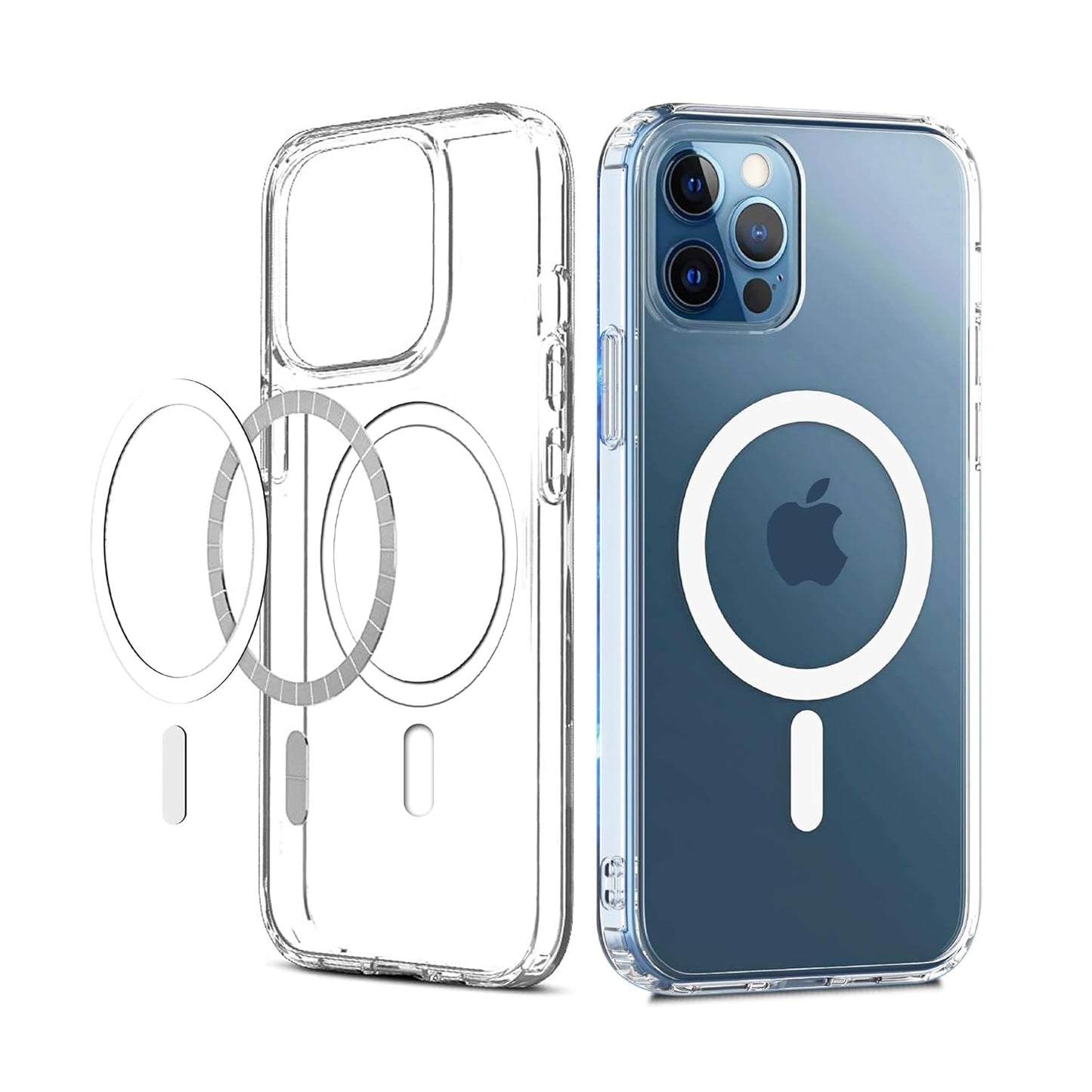 Ultra-Hybrid Case for iPhone 12 Pro – Crystal Clear, 360° Protection, MagSafe Compatible