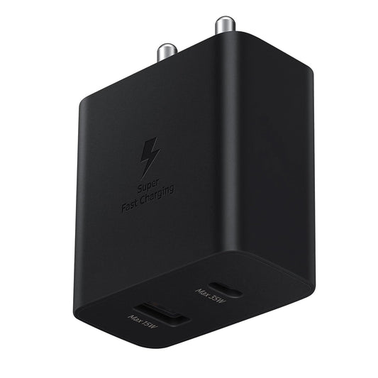 Samsung 35W Super Fast USB-C Duo Port Adapter – True 35W PD Charging
