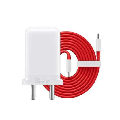 OnePlus 65W Warp Fast Charger with USB-C to C Cable