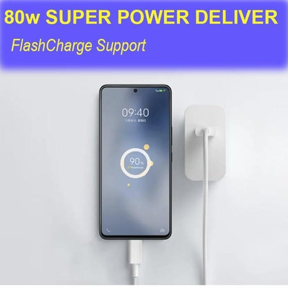 Vivo 80W Fast Charging Dock Adapter with USB to C Cable