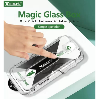 Xmart Tempered Glass Screen Protector for iPhone Pro – Easy Applicator Kit, Magic Box Design