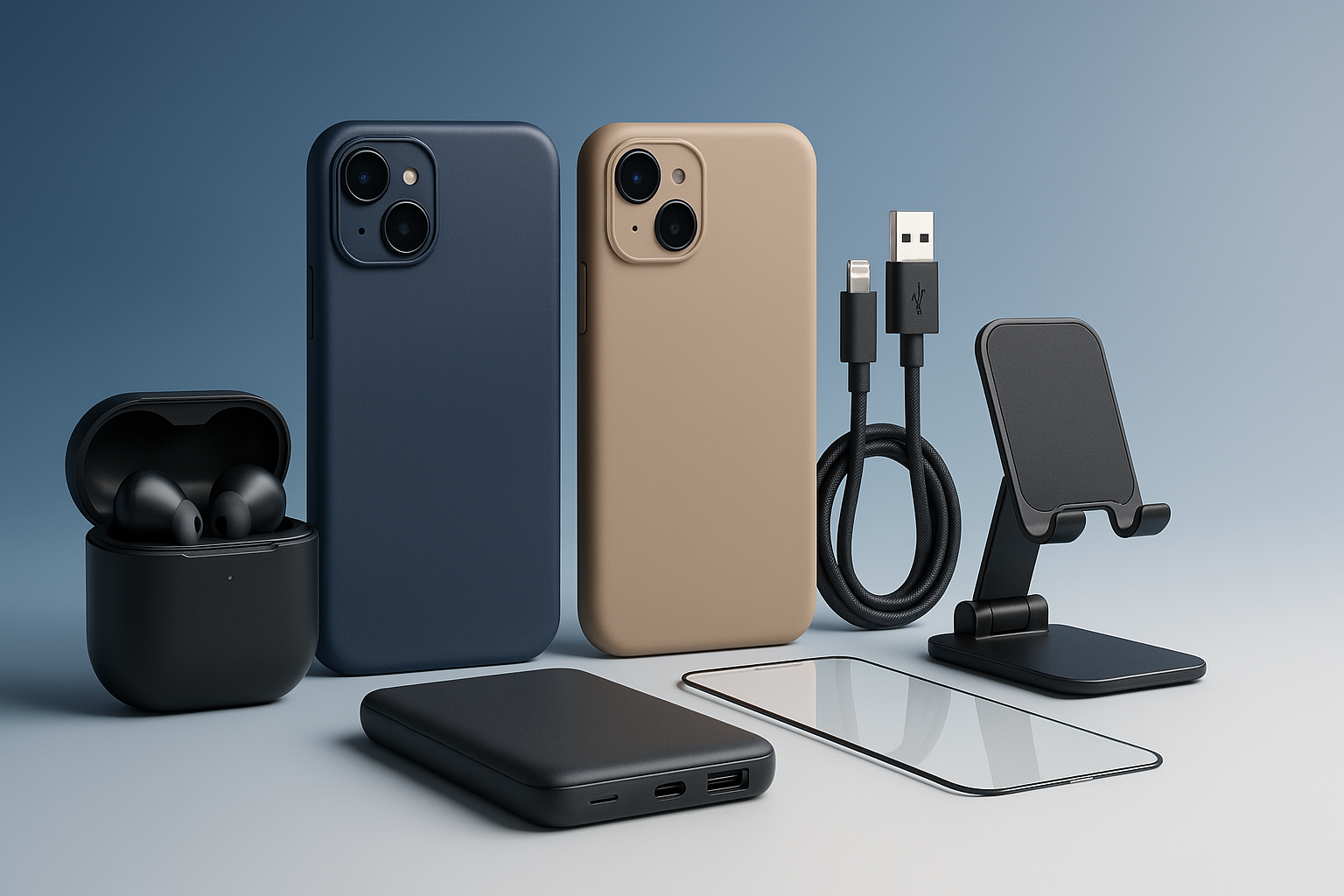 banner design for mobile accessories shop without adding text