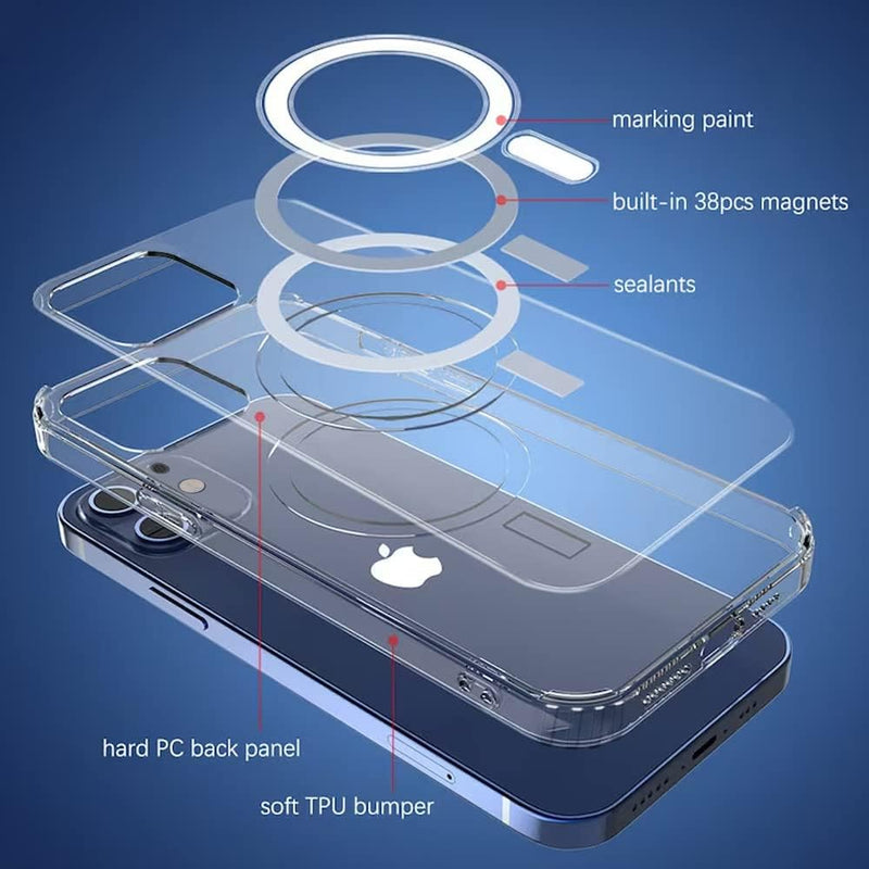 Ultra-Hybrid Case for iPhone 11 – Crystal Clear, 360° Protection, MagSafe Compatible