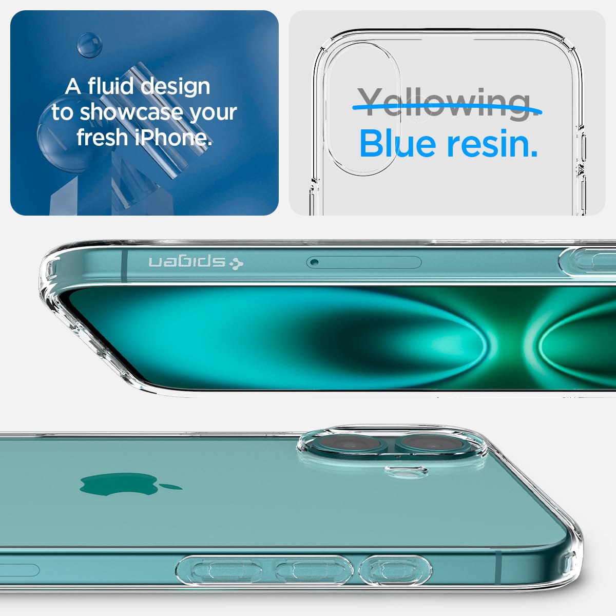 Spigen Case for iPhone 16 Plus – (Back Cover)